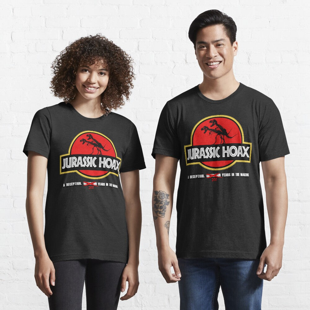Dinosaur Hoax T-Shirt Meme Jurassic lizard Bones