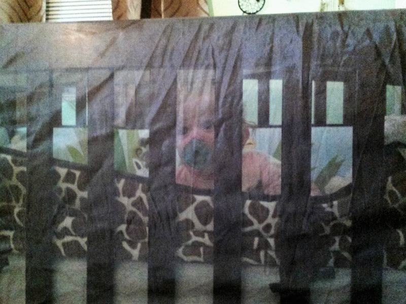 Baby Crib EMF Bed Canopy Faraday 100% Natural Silver Fabric RFID Blocking 5G